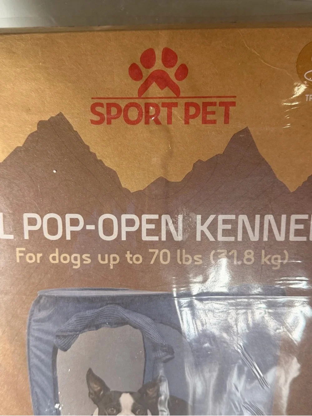 XL Pop-Open Kennel - Navy Blue